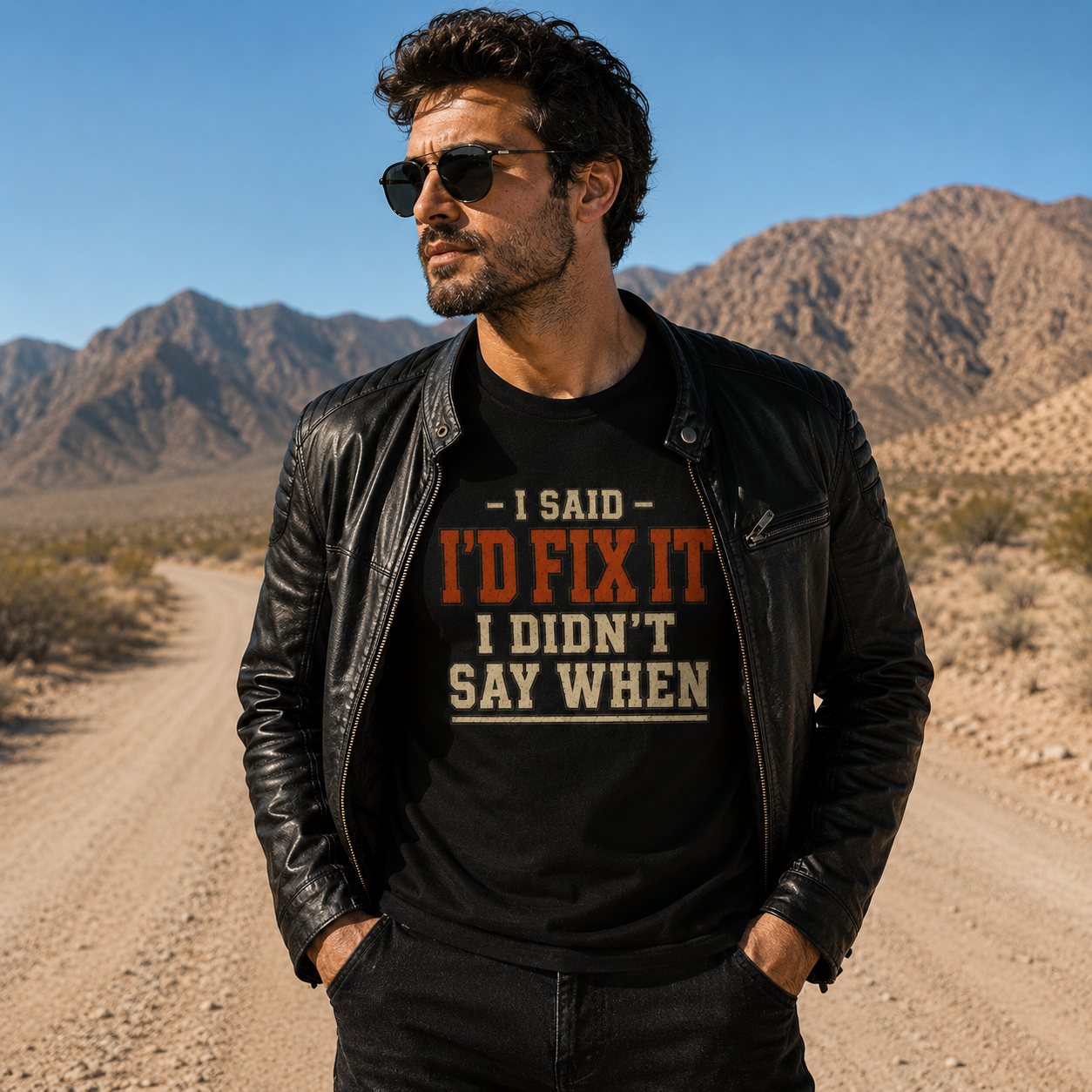 I'd Fix It I Didn't Say When T-Shirt — Funny Handyman Repair Graphic Tee