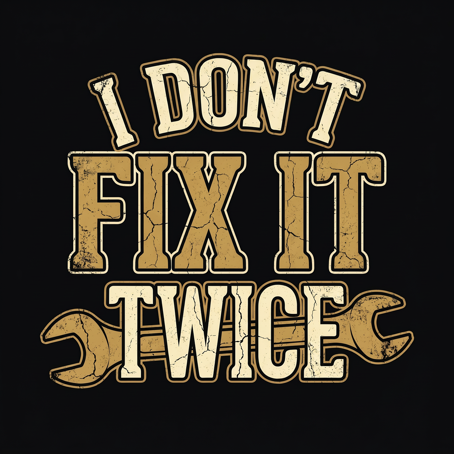 I Don't Fix It Twice T-Shirt