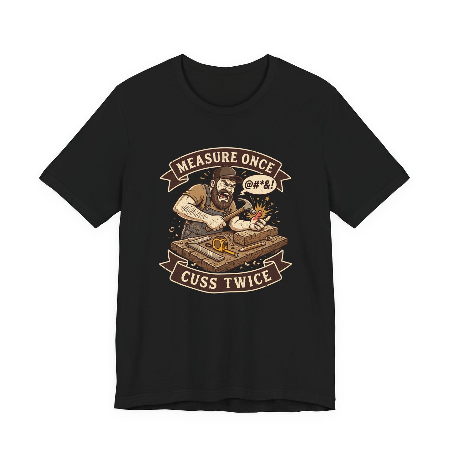 Black t-shirt with a cartoon lobster graphic and humorous text on a white background