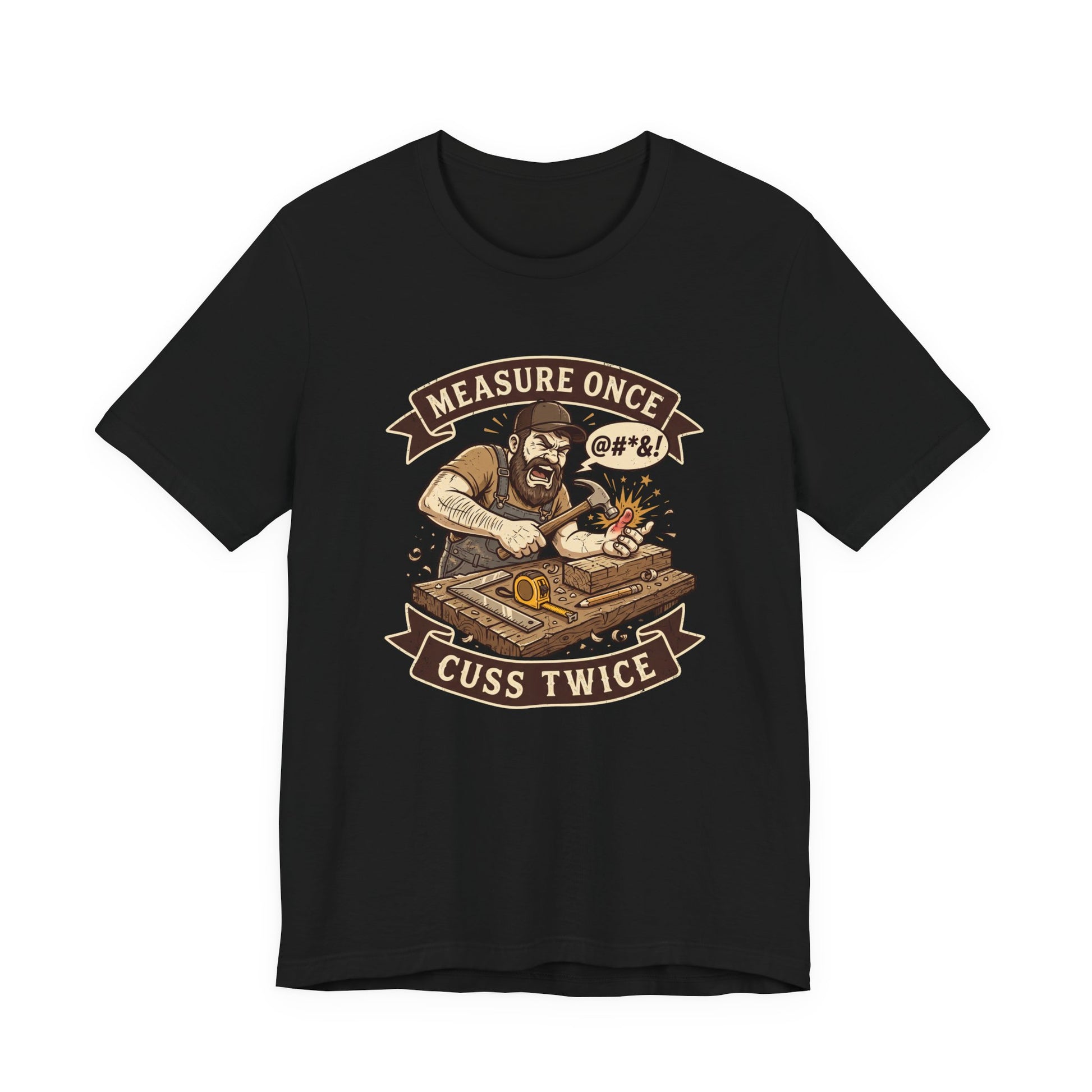 Black t-shirt with a cartoon lobster graphic and humorous text on a white background