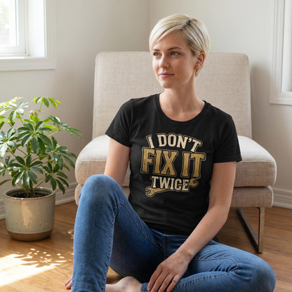 I Don't Fix It Twice T-Shirt