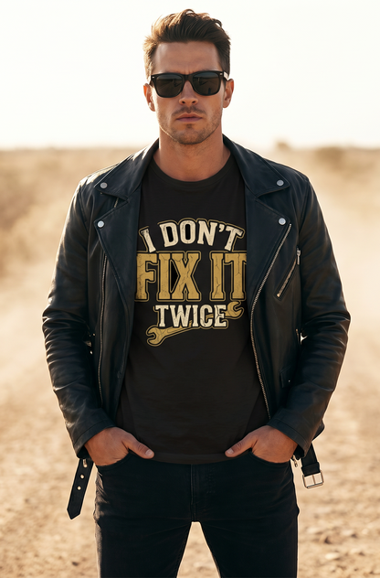 I Don't Fix It Twice T-Shirt
